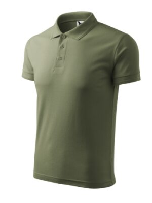 Galléros póló férfi - Pique Polo-khaki