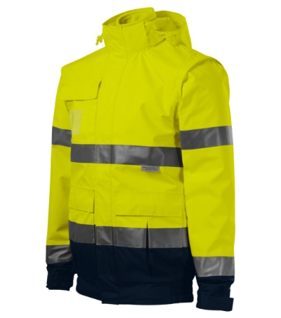 Jacket unisex - HV Guard 4 in 1-fluoreszkáló sárga