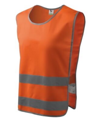 Biztonsági mellény unisex - Classic Safety Vest-fluoreszkáló narancssárga