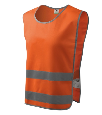 Biztonsági mellény unisex - Classic Safety Vest-fluoreszkáló narancssárga