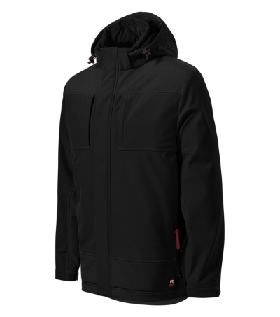 Téli softshell kabát férfi - Vertex-fekete