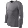 Póló férfi - Fit-T LS-acélszürke