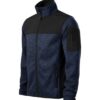 Softshell kabát férfi - Casual-kötött melanzs kék