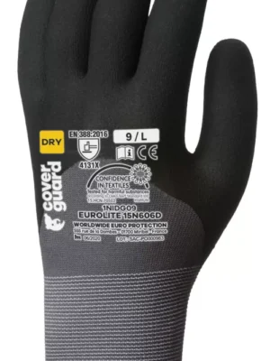 Eurolite 15N606D nitril mikrohabos szerelőkesztyű