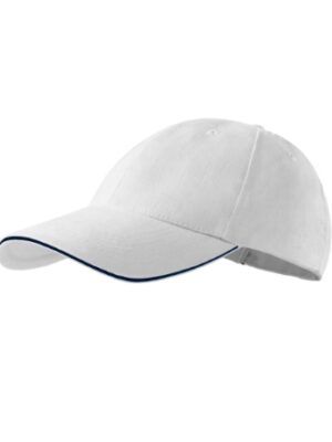 Sapka unisex - Sandwich 6P-fehér