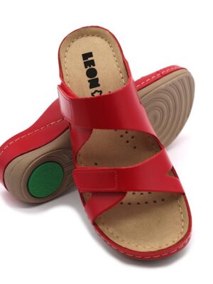 LEON COMFORT Női bőr papucs 906