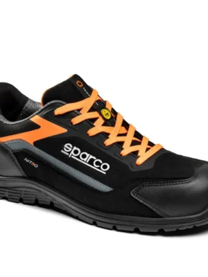 Sparco Nitro Advanced Elfyn S3S ESD munkavédelmi cipő (Fekete-Narancs)